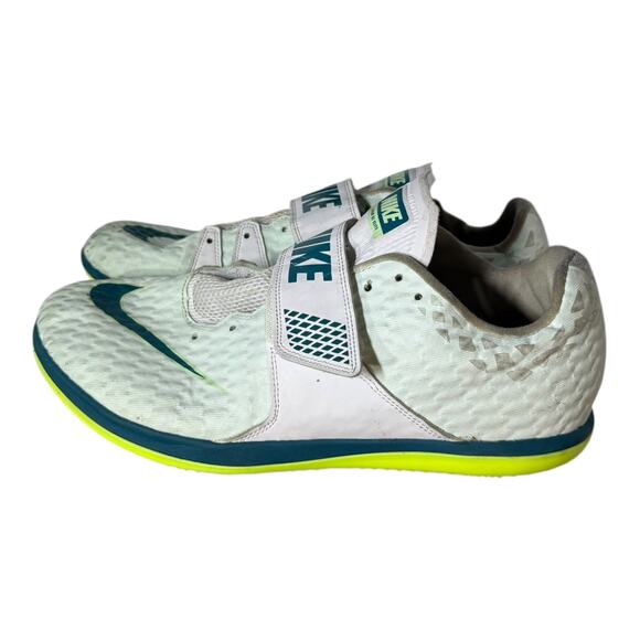Nike Zoom High Jump HJ Elite White Green Track Shoes Men Size 13 FZ9636 100 - Picture 5 of 7